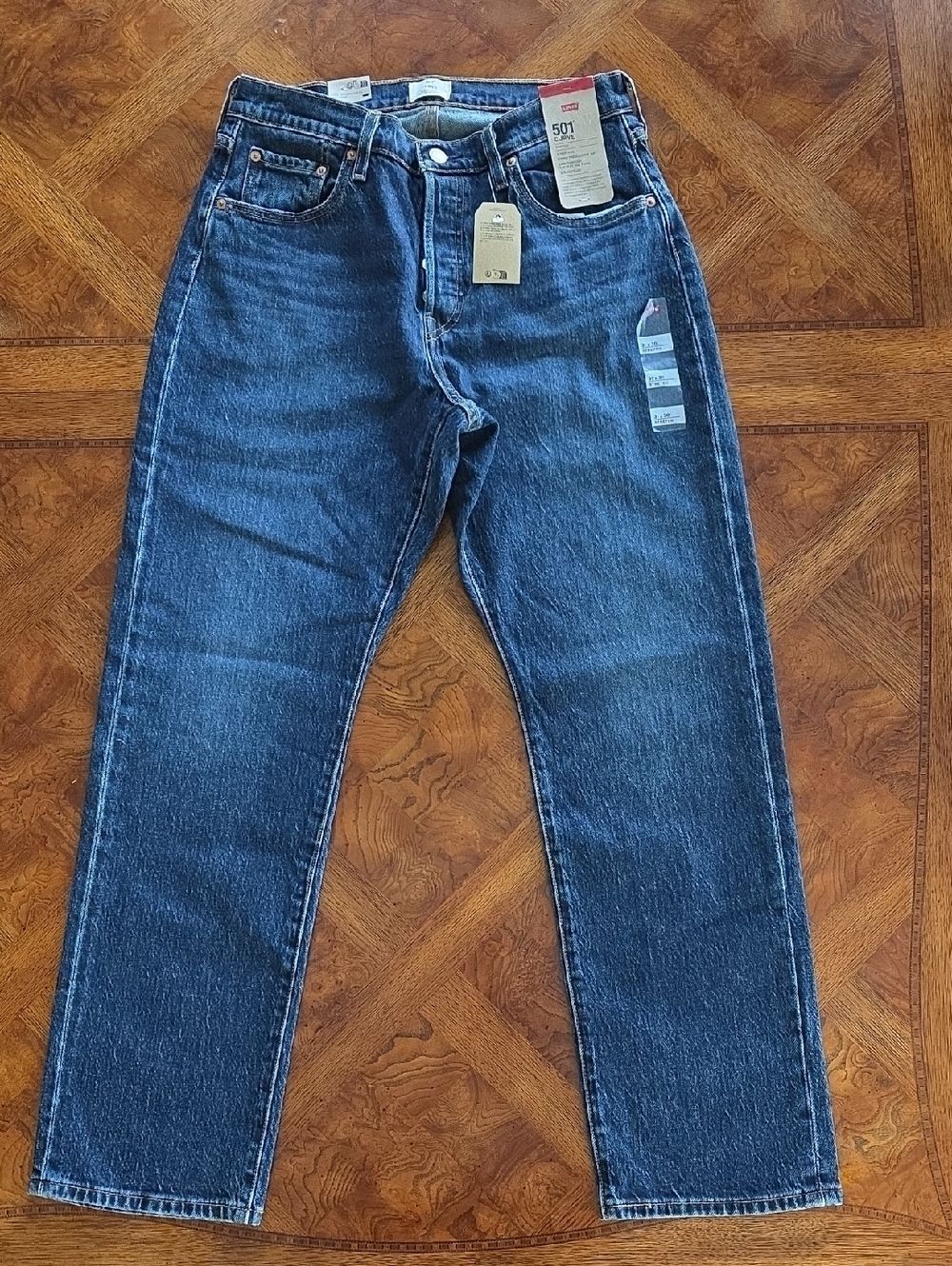 Levi's Women's 501 Curve Straight Leg Stretch Jeans - Mild Salsa - 31 X 30 - NEW